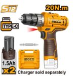 Cordless drill 12V 20N.M