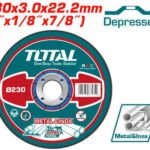 Abrasive metal cutting disc