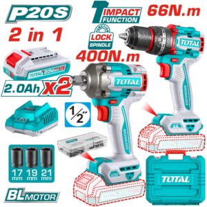 Cordless 2 pcs combo kit